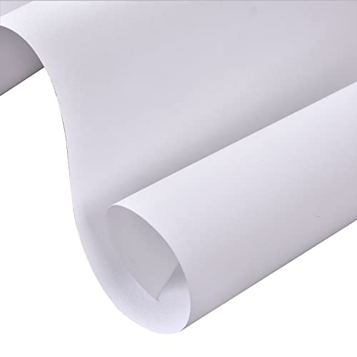 Nisorpa 30 m Canvas Roll for Painting, Cotton Art Canvas Roll, Large White Canvas Roll, Inkjet Canvas Roll, H 60 cm (23.6 in), L 30 m (1181 in)