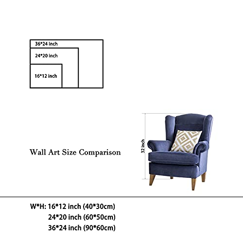 Wieco Art Large Canvas Prints of Banksy Life is Beautiful Modern Stretched and Framed Giclee Artwork Grey Love Pictures Paintings on Canvas Wall Art for Bedroom Home Office Decorations