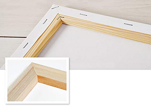 Orlco Art Wall Decoration Hand Painted Landscape Flower Wall art Abstract Palette Knife Gold Tree Blossom Oil painting On Canvas Family wall Living Room Art Wall Decor Stretched Gold 24X48inch