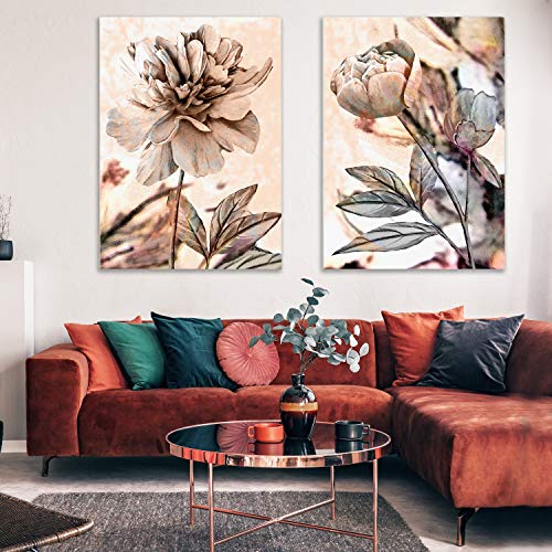 Kurtzy Blank Canvas (2 Pack) - 90 x 120cm (36 x 48 inches) - Extra Large Pre Stretched Canvas Panels with Wooden Wedges - Suitable for Acrylic and Oil Painting Also for Sketching and Drawing