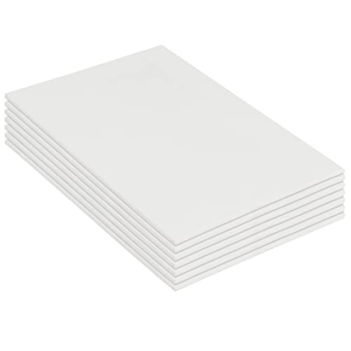 Belle Vous 7 Pack Canvases - Primed Canvas for Painting 45 x 60cm (18 x 24 inches) - Blank Canvas Panels - Artist Canvas Board - White Cotton Canvas Suitable for Acrylic, Oil Painting, Sketching