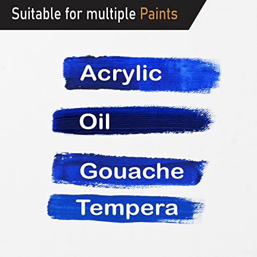 ArtGeo 30cm x 30cm (11 ¾" x 11 ¾") FSC, Stretched Art Canvas, Pack of 3 100% Plastic Free Packaging