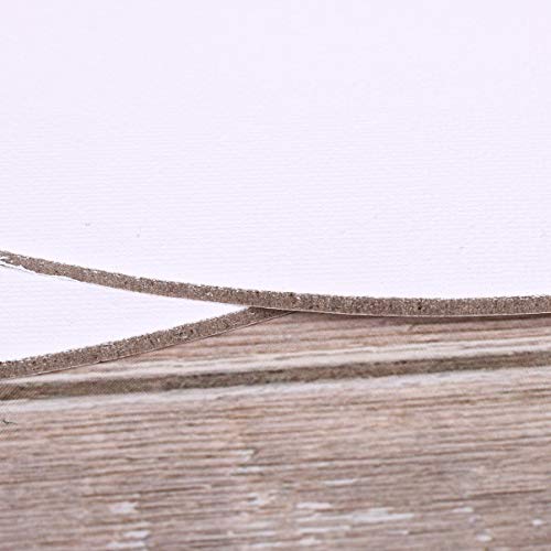 Healifty Round Canvas Panel Boards for Painting Drawing Home Decorations 50cm