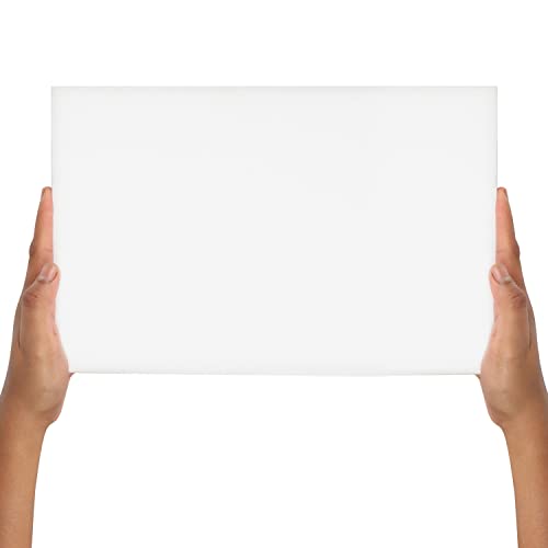 Belle Vous 14 Pack Blank Canvas - 23 x 30cm (9 x 12 inches) - Pre Stretched Canvas Panel Boards - Suitable for Acrylic and Oil Painting Also for Sketching and Drawing