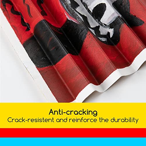 MEEDEN 15-Pack Canvas Boards for Painting, 9×12 Inches Blank White Canvas Panels, 100% Cotton, 8 oz Gesso-Primed, Canvas Art Supplies 9x12 for Oil, Acrylic, Pouring, Airbrushing & Gouache