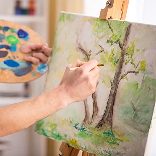 Blank Canvas for Painting 5pcs 11.8x15.7 inches Artist Canvases Frame Board Panels, 100% Cotton Acid Free Triple Primed Medium Grain Professional Artist Canvases for Watercolour Oil Acrylic Painting