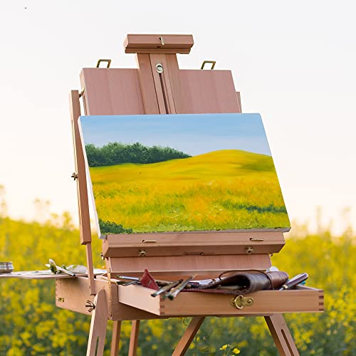 Blank Canvas for Painting 5pcs 11.8x15.7 inches Artist Canvases Frame Board Panels, 100% Cotton Acid Free Triple Primed Medium Grain Professional Artist Canvases for Watercolour Oil Acrylic Painting