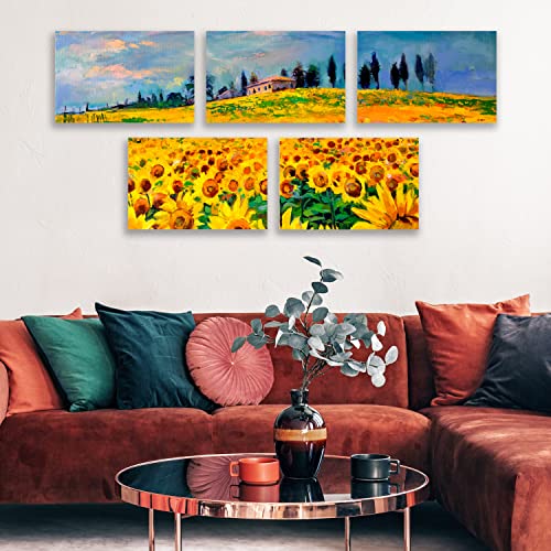 Belle Vous 4 Pack Blank Black Canvas - 40 x 50cm (16 x 20 inches) - Pre Stretched Canvas Panel Boards - Suitable for Acrylic and Oil Painting Also for Sketching and Drawing