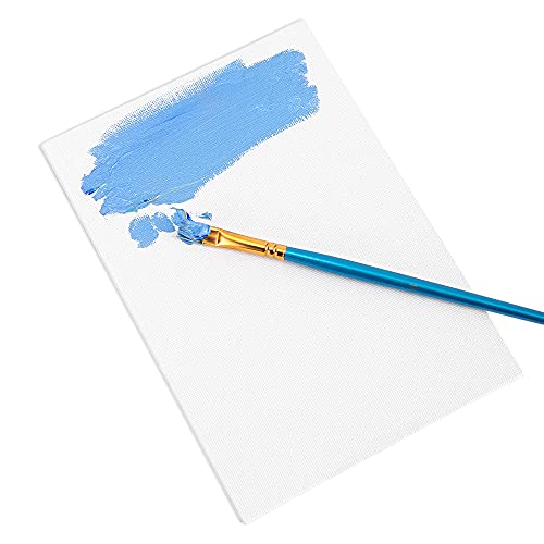 Amazon Basics Painting Canvas Panels, 12 Pack, White, 7 in x 5 in