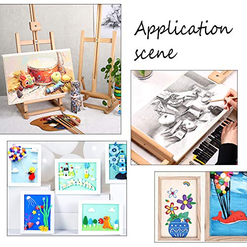 OLYCRAFT 10pcs Wood Canvas Boards 5”x7” Unfinished Wood Painting Board Canvases Wooden Paint Pouring Panel Boards Wood Canvas for Painting Clay Crafting Art and Crafts