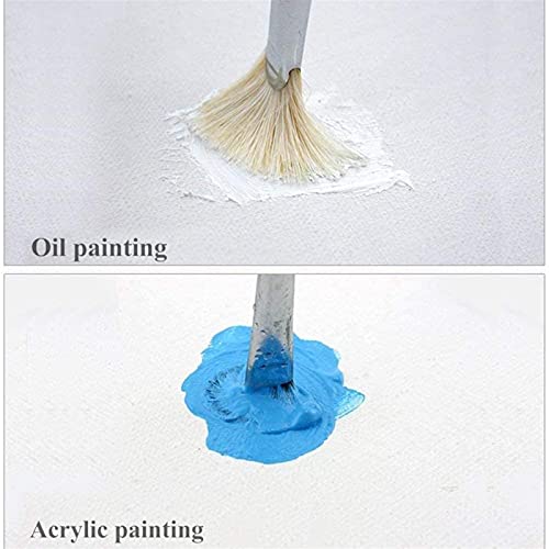 Niuelai 10Pack Mini Canvas Panel, 10x10cm Stretched Canvas Boards, Square Small Art Board for Oil Paint Blank 3.93"