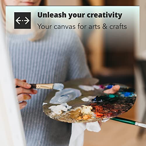 H&S Blank Canvas Board Frame 5pcs Artist Painting Stretcher 20x20cm Acrylic Oil Water Painting