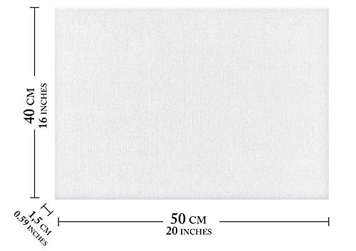 Set of 5 Artists Paint Canvas Boards 50x40cm A3 - Canvas for Painting