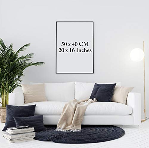 Set of 5 Artists Paint Canvas Boards 50x40cm A3 - Canvas for Painting