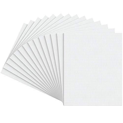 Arteza Paint Canvases for Painting, Pack of 14, 16 x 20 Inches, Blank White Art Canvas Boards, 100% Cotton, 8 oz Gesso-Primed, Art Supplies for Adults and Teens, for Acrylic Pouring and Oil Painting