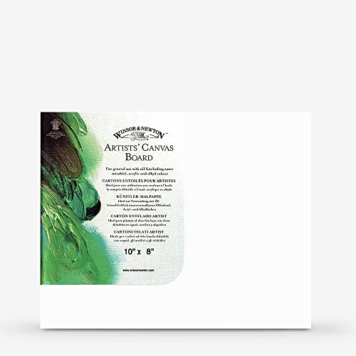 Winsor 6224108 10 X 8-Inch Canvas Board