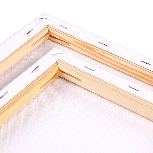 H&S Set of 4 Artist Blank Canvas Frame Stretcher Acrylic Oil Water Painting Board 20x30cm 30x40cm