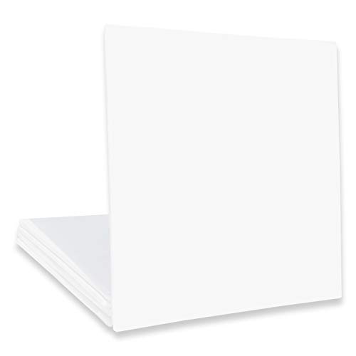 Amazon Brand – Eono Canvas Panels 20cm x 20cm Set of 5 Blank 100% Cotton