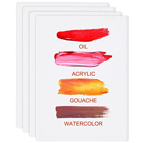 YORKING 12PCS Blank Canvas A3(30X40cm) Artist Canvas Panels Board 100% Cotton Blank Canvases for Acrylic Painting Canvas Board for Artists Oil Paint & Wet Water Art Media