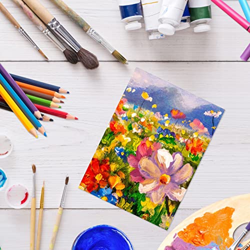 Holdfiturn 6PCS Blank Canvas A3(30X40cm) Artist Canvas Panels Board 100% Cotton Blank Canvases for Acrylic Painting Canvas Board for Artists Oil Paint & Wet Water Art Media