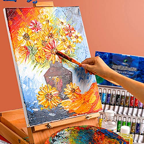 YORKING 12PCS Blank Canvas A3(30X40cm) Artist Canvas Panels Board 100% Cotton Blank Canvases for Acrylic Painting Canvas Board for Artists Oil Paint & Wet Water Art Media