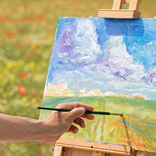 12 Packs Canvas Panels 20x20cm (8''x8'') Small Blank Art Canvases Pre Stretched Canvas Board, 100% Cotton Artist Canvas for Acrylic Oil Painting, Wet Media Art Projects Party Kids Beginners Artists