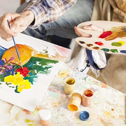 Canvas Panels 20x25cm-12 Packs Blank Art Canvases Pre Stretched Canvas Board, 100% Cotton Artist Painting Canvas for Acrylic, Oil Painting Wet Art Media Art Projects