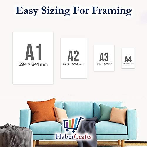 A4 Canvas Panel Stretched Blank Canvas Board Primed Artist Boards 100% Cotton for Oil Paint Acrylic Painting Mixed Media Acid Free White Canvases Art Painting Panel (A4 Size - 210 x 297mm - 5 Boards)