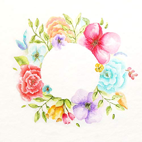 Vaessen Creative Florence Watercolour Paper A4, Ivory, 300 GSM, Artist Grade Quality, Textured Surface, 10 Sheets for Painting, Handlettering, Art Projects