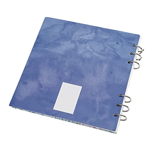 Artist Watercolor Paper Sketch Book Square Spiral Notebook with Premium Thick Paper Cold Pressed Refillable Square Spiral Notebook Art Painting Drawing Pad for Watercolour Techniques and Mixed Media