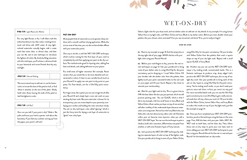 Watercolor Workbook: Flowers, Feathers, and Animal Friends: 25 Beginner-Friendly Projects on Premium Watercolor Paper