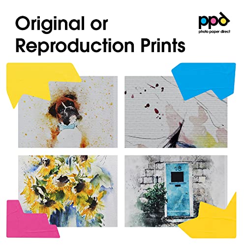 PPD 25 Sheets A4 Inkjet Fine Art Watercolour Giclee Archival Matt Photo Paper 240gsm PPD-74-25