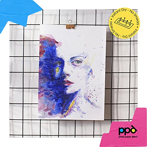 PPD 25 Sheets A4 Inkjet Fine Art Watercolour Giclee Archival Matt Photo Paper 240gsm PPD-74-25