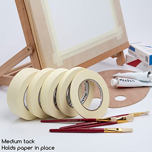 MEEDEN 10 Pack Artist Tape 0.75" with Total 1804.5FT (550m) Art Tape Beige Acid -Free, Easy to Peel Off, Ideal for Painting, Drafting, Canvas,Paper, Watercolor, Oil, Acryclic, Gouche