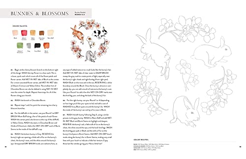 Watercolor Workbook: Flowers, Feathers, and Animal Friends: 25 Beginner-Friendly Projects on Premium Watercolor Paper