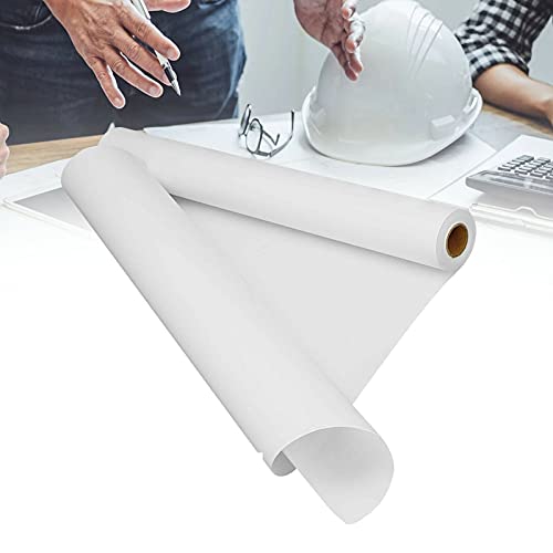 Trintion Drawing Paper Roll 10m White Arts Paper Roll Easel Paper Roll Art Paper Roll Painting Sketching Paper 10m x 46cm(393'' X 18'')