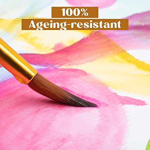 A5 Watercolor Paper 300g / White / 35 Sheets | Aquarelle pad Din A5 by Tritart