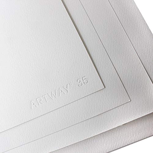 Artway ‘35’ Watercolour Paper - A2 Cold Pressed - 300gsm, White