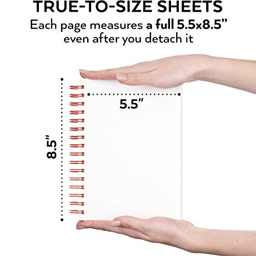 Arteza Premium Watercolour Paper Pad, 3 Pack, 90 Sheets, 13.9 x 21.6 cm, Spiral Bound, 300gsm Watercolour Paper, Cold-Pressed, Acid-Free, Art Supplies for Watercolour Techniques and Mixed Media