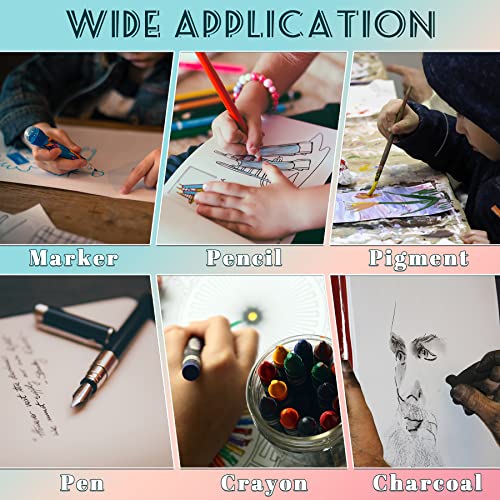 NAKIYO Watercolour Paper A4, 30 Sheets Watercolour Sketchbook Drawing Pad, 220GSM Acid Free Textured Paper, Art Supplies for Artist, Cold Pressed Art Pad for Teens Kids Student Adults-Flower