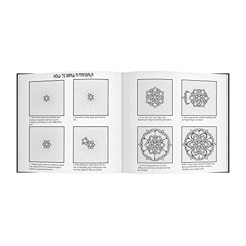 Mandala Sketchbook: Guided Activity Book To Create Your Own Unique Designs