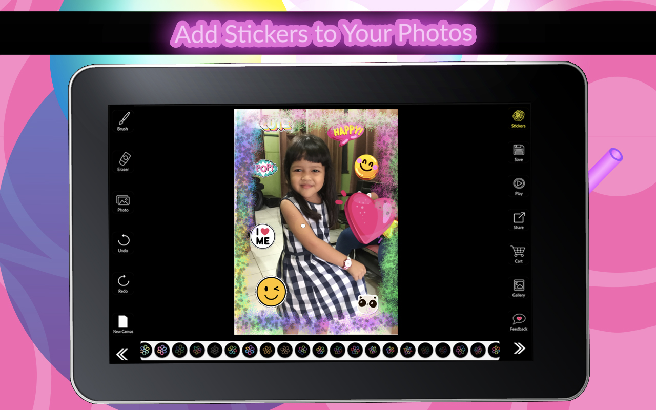 Doodley: Doodle Art Drawing & Painting Neon Paint