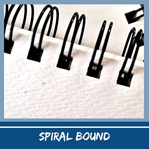 HiDemanD Sketch Book | A3 Paper - Drawing Pad | Our Artist Sketch Pad has | 72 Pages | 36 Sheets of Stunning White Art Paper | The Sketch Pad is a Super Addition to Your Art Supplies