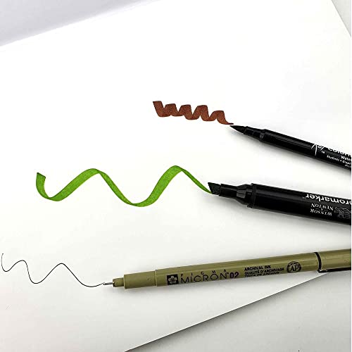 Artemae Artists A4 Bleedproof Marker Pad -75gsm Bleedproof marker paper - Drawing Pad - 50 sheets - Art paper - Art pads for artists - white paper - Marker Paper for Pigment & Alcohol Markers, for Dra