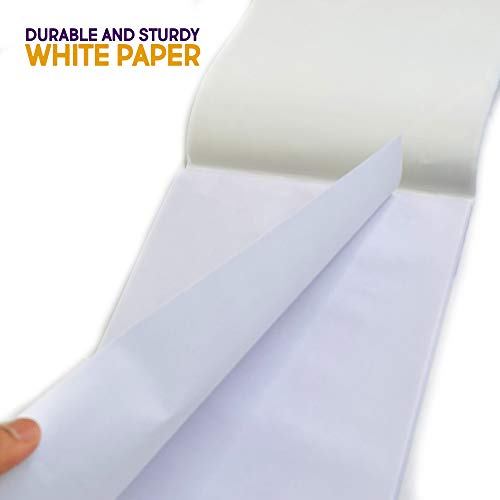 2 Packs of A3 Sketchbook Drawing Paper - Kids Coloring Book and Art Paper - Easy to Use Doodle Pad with 80 GSM 30 Sheets Each Total 60 Sheets