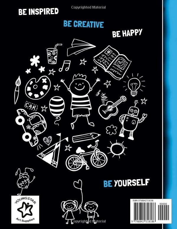 The Best Sketch Pad For Kids With Creative Ideas: Make Your Child an Inspired Artist Thanks to this Fun Drawing Book Contains Premium Paper with Inspiring Doodles