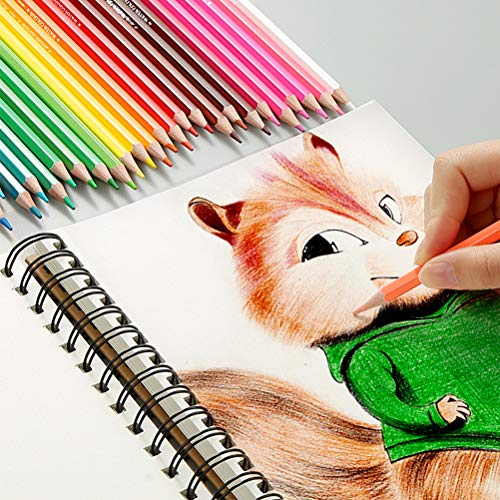 4 Pack A5 Sketchbook, Spiral Cover Blank Page Sketch Book Sketch Pad, Kraft Cover Sketch Drawing Pad Art Book, 50 Sheets Blank Paper Sketch Book for memos, Painting and Graffiti(Brown)