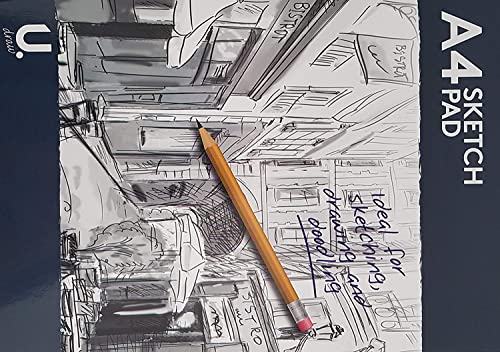 A4 Sketch Pad White Paper Book Drawing Doodling Artist Sketching Art Craft