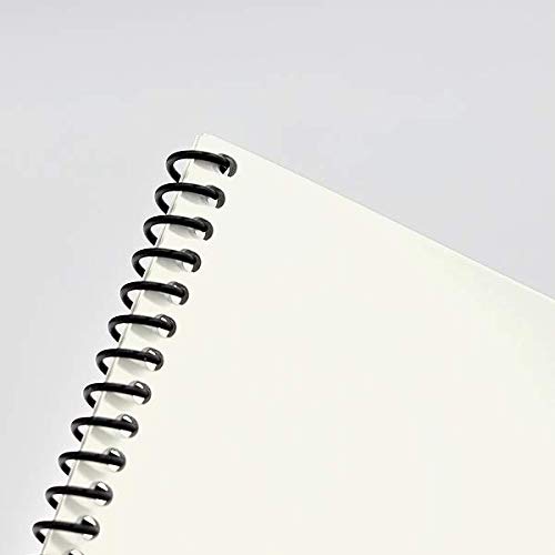 Set of A3, A4, A5 Sketch Pads Spiral Book 130 GSM Cartridge Paper Drawing Pads Art Book for Artist School Home Activity Acid-Free, White