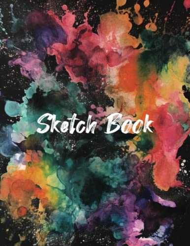 Sketch Book: Artist's Drawing Pad For Sketching And Doodling. Abstract Cover Design.